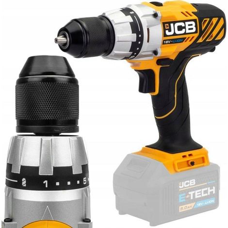 JCB Taladro atornillador inalámbrico 18V negro 45Nm (1/3)