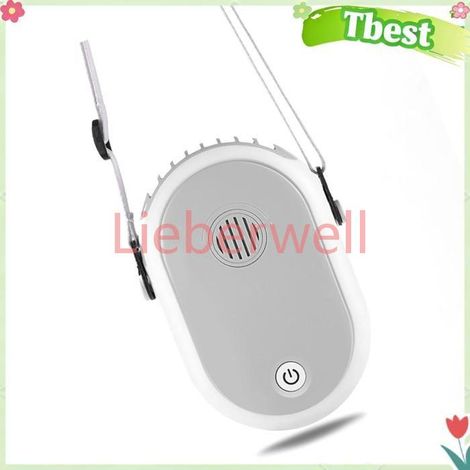 Tbest Ventilateur de cou suspendu portable Ventilateur Portable à Suspendre Pour Le Cou Silencieux USB electromenager ventilateur (1/5)