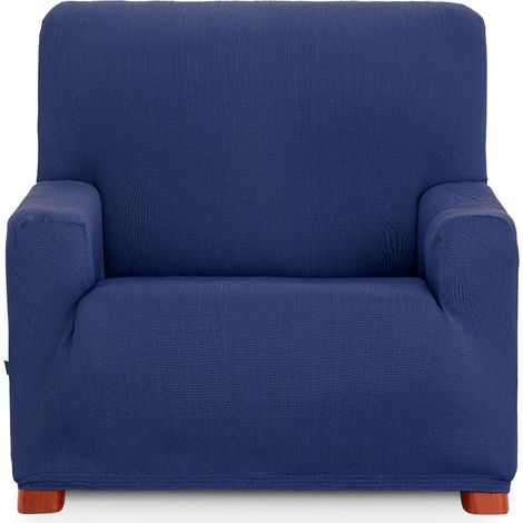 Housse de canapé 1 Place Universelle et Polyvalente - Housse de canapé de Couleur Bleue protectrice Facile à Placer pour Dossier, siège et accoudoirs (1/5)