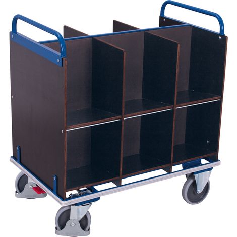 VARIOfit Aktenwagen mit 2x6 Fächern (1/2)