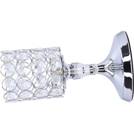 Bougeoir en cristal, procédé de galvanoplastie, design sculpté, style élégant, raffiné et durable, porte-bougie chauffe-plat (1/5)