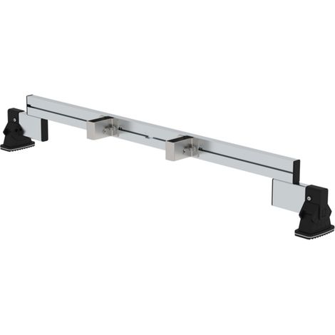 Munk Nachrüst-Traverse mit nivello®-Leiterschuh Breite 1,2 m mit Holmhöhe 73,0 mm