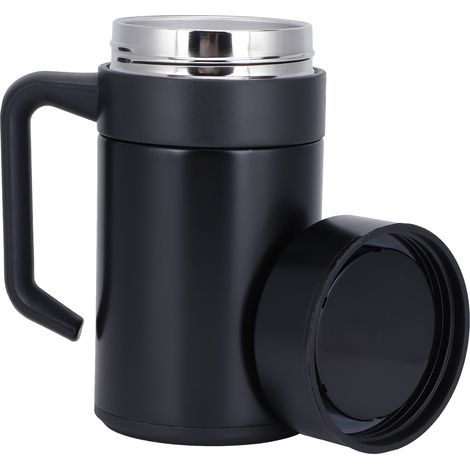Vakuumbecher aus Edelstahl mit Henkel, Filter, isolierter Kaffeebecher für Zuhause, Büro und Geschäft (1/5)