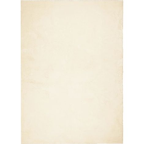 Tapis HUARTE à poils courts doux et lavable crème 160x230 (1/5)