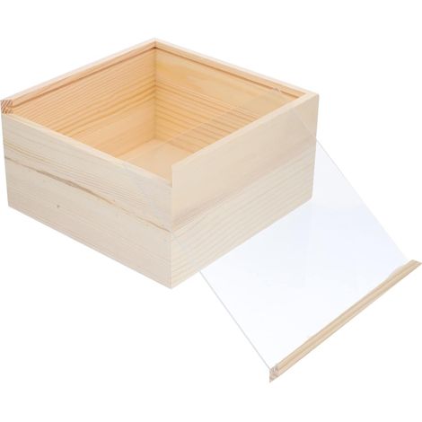 Boîte Bois Brut Pour Ranger Bijoux Boîte Artisanale De Vanité Étui De Rangement Décoratif Pour Bagues Et Boucles Oreilles (1/5)