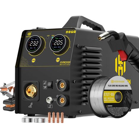 Soudeur multiprocess, contrôle synergique, conception légère, HVM205P (1/5)