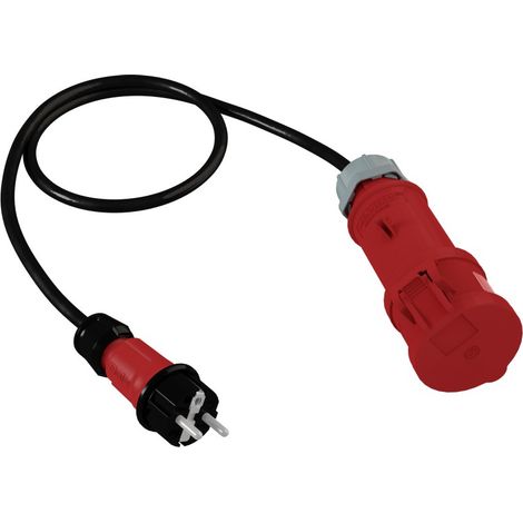 Adattatore spina 1M 230V unischuko NA presa di corrente 16A/5P