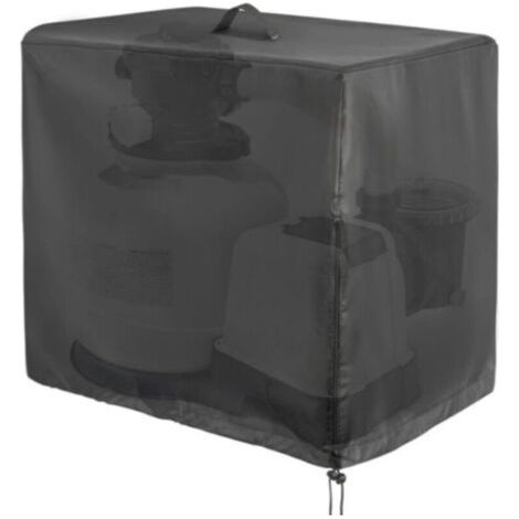Housse de protection pour pompe de piscine - Housse de protection imperméable - Texture tissu Oxford - Convient pour la filtration du sable (1/5)