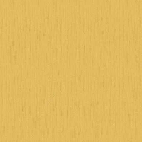 BRICOFLOR Papier peint uni Papier peint intissé Jaune Blanc - 10,05 x 0,53 m (1/5)