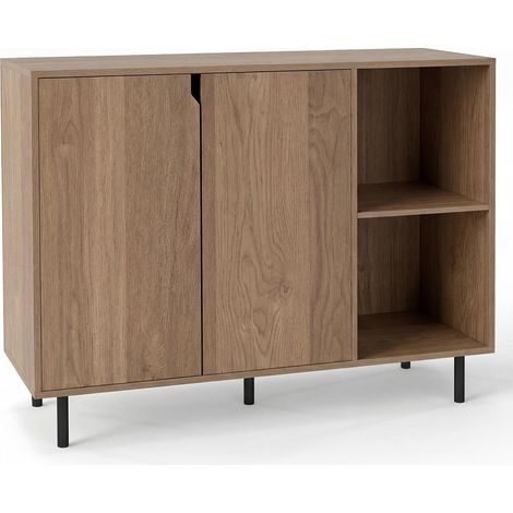 Style moderne et rangement modulable, buffet avec étagères réglables pour cuisine, salle à manger ou salon (1/5)