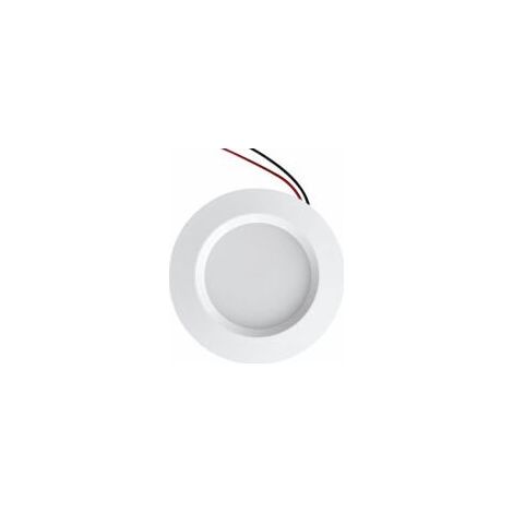Mini Spot LED Encastrable perçage 55mm diamètre 68mm Compact 3W DC12V étanche IP54 Salle de bain, cuisine, meubles (Aluminium, Blanc Naturel 4000K) [Classe énergétique E] (1/5)