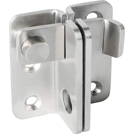 Loquet de porte coulissant Verrou Porte Coulissante Serrure Volet Loquet Porte Verrou Serrure de Porte Coulissante Cadenas Petite Petit Loquet en Acier Inoxydable Noir - Ouvert À Gauche L