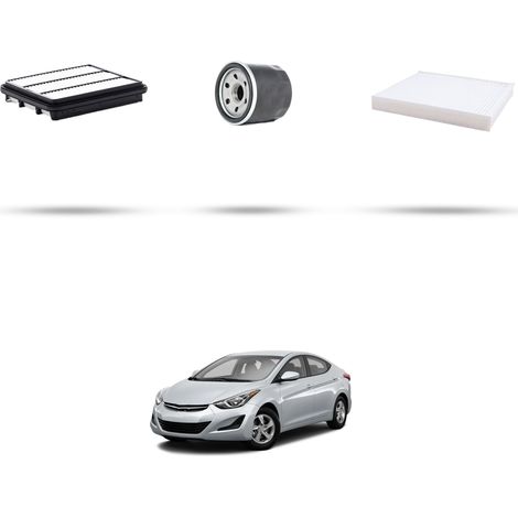 Kit tagliando 3 filtri compatibile con Hyundai Elantra III (MD) 2.0 112KW dal 2015 (1/5)