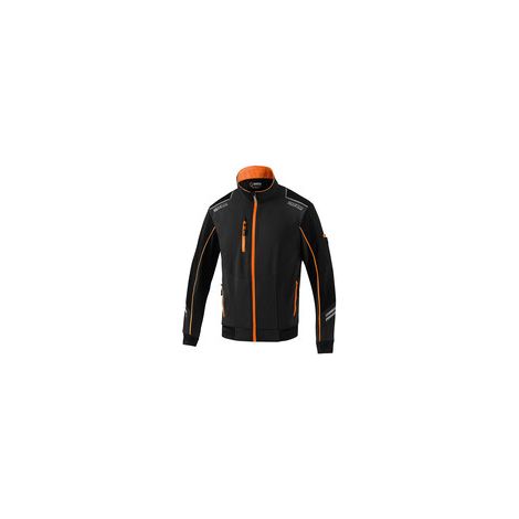 SPARCO GIUBBINO AUSTIN BLACK ORANGE TG S