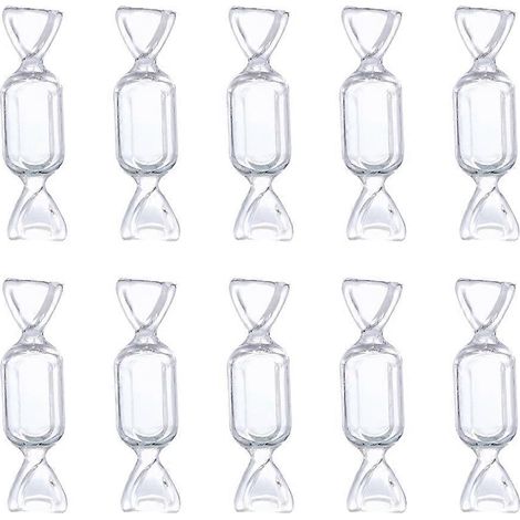 Boîte de rangement de maquillage transparente en forme de bonbon, mini pochette portable pour boucles d'oreilles et bijoux, étui de voyage pour cosmétiques (1/5)