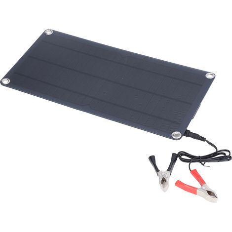 Panneau solaire étanche, léger et fin, chargeur solaire pour maison, voiture ou bateau, 12 V, 1 A, 10 W (1/5)