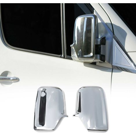 Coques de Rétroviseurs pour Mercedes Sprinter VW906 2006-2018 en ABS Argent (1/5)