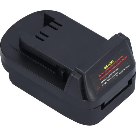 BS18ML 18V Akku-Adapter-Konverter für 18V Lithium-Netzteile an Milwaukee (1/5)