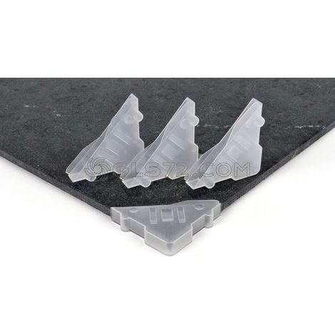 SET 4 PROTECTORES DE ESQUINAS PARA AZULEJOS GROSOR 8-10 MM MONTOLIT CORNER (1/2)