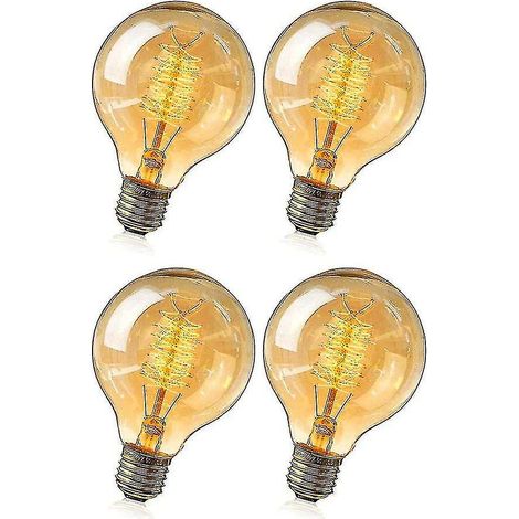 Ampoule Edison vintage, ampoule rétro blanc chaud E27 40 W, ampoule à filament antique (1/5)