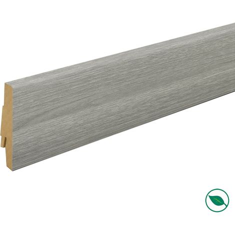 Forestea – Pack de 5 plinthes décoratives chêne rockford 2400 x 70 x 19 mm – Label PEFC 70% – Pour finition intérieure