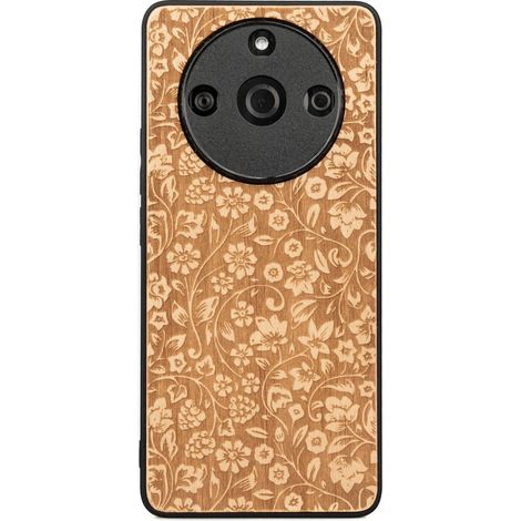 Bewood Realme 11 Pro 5G / 11 Pro Plus 5G Custodia in legno FIORI SELVATICI ANIEGRE (1/5)