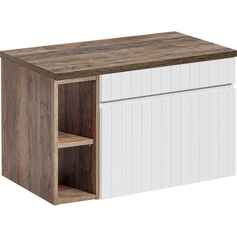 Mobile bagno senza lavabo Zelie bianco 80cm