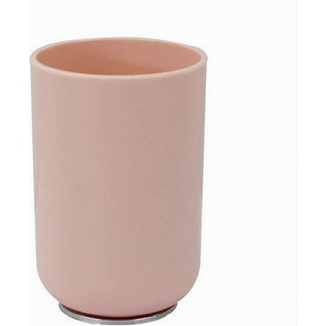 Cleafe - Bicchiere Porta Spazzolini Dentifricio Rosa Silver Accessori Arredo Bagno 79870 - (1/2)