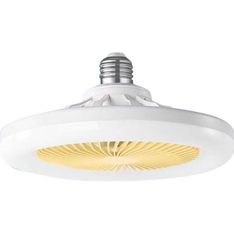 Ventilador de techo silencioso con luz integrada para comedor, sala de estar y dormitorio. Modelo de tres velocidades.