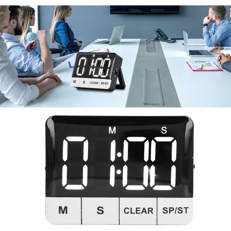 Minuteur portable multifonctionnel, gestion du temps, compte à rebours avec fixation magnétique (1/5)
