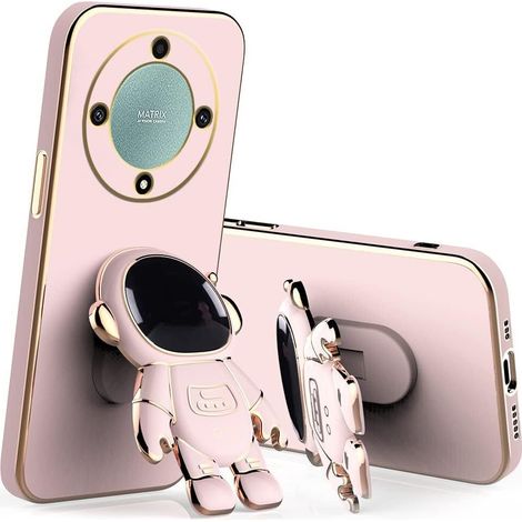 Custodia per Honor Magic 6 Lite 5G, astronauta, rosa (1/5)