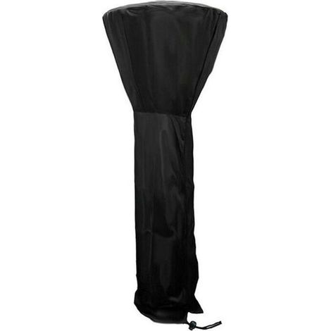 Housse de protection pour chauffage de jardin en tissu Oxford 210D noir (1/5)
