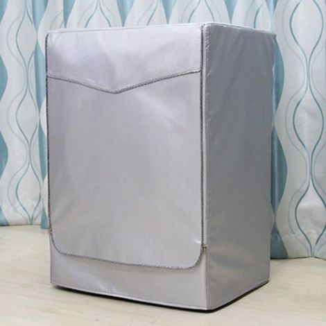 Housse Machine A Laver - Tissu Oxford 600D - Etanche Anti-poussière - Convient XL - Argent