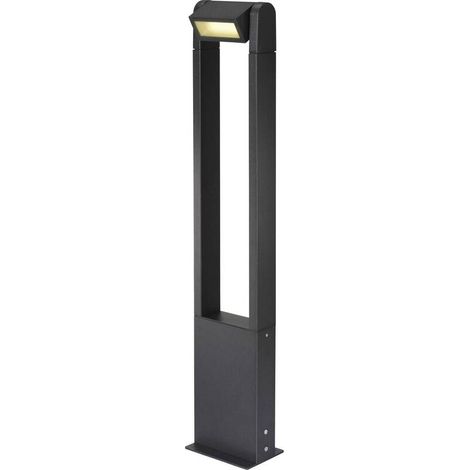 [NEUWERTIG] B-Ware Sygonix Wegeleuchte Außenlampe Wegleuchte LED 3000 K Schwarz Aluminium Glas 65cm
