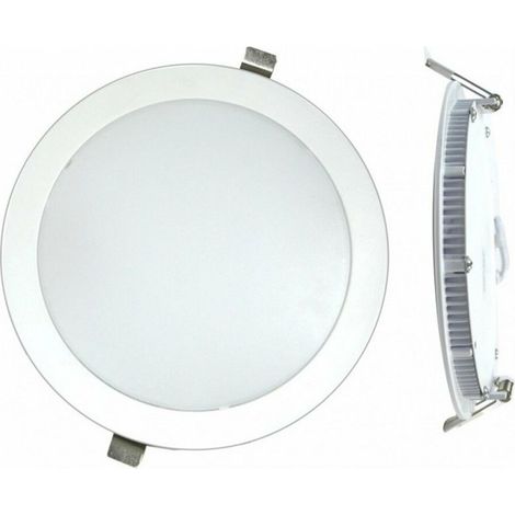 Spot encastré LED rond 18W 6000K BLANC - SILVER ELECTRONICS - 6279-DI