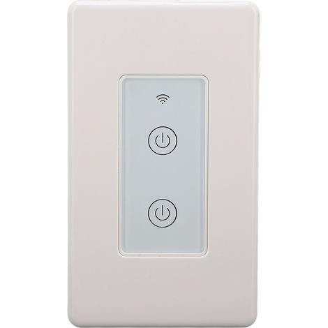 Interrupteur tactile sans fil double face, grande plaque, variateur intelligent mural, AC100-240V, commande à distance, compatible maison connectée. (1/5)