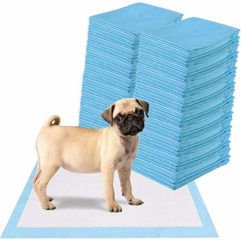Lot de 120 tapis éducateurs pour chiot 60x60cm – 5 couches super absorbantes – Membrane PE imperméable – Pour apprentissage propreté (1/5)
