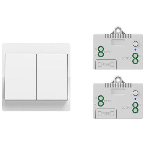 Système d'interrupteur sans fil, sans pile, interrupteur mural sans fil, récepteur sans fil, interrupteur lumineux (1/5)