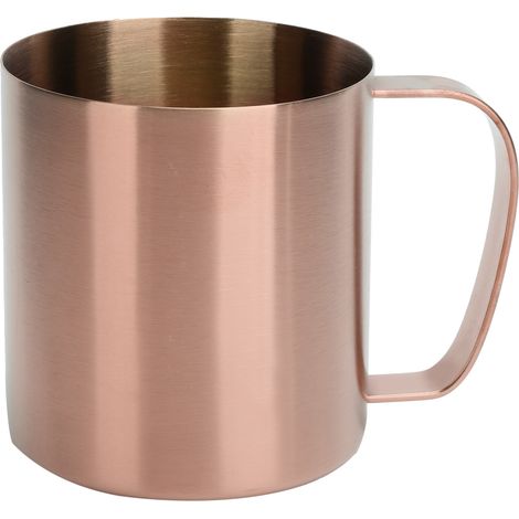 Verre à bière de bureau en acier inoxydable 480ml, gobelet portable pour eau ou café, intérieur extérieur, or rose (1/5)