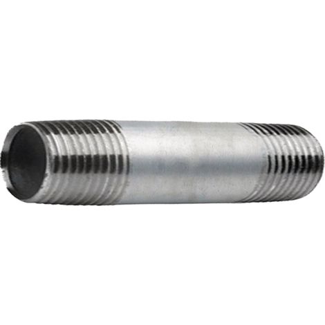 Raccord de tuyau galvanisé 1/4" pouce 200 mm