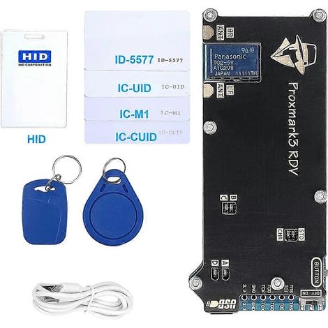 NFC 125 kHz 13,56 MHz Lesegerät/Schreibgerät/Duplikator RFID Proxmark3 RDV2 512k Speicher PM3 DEV Encoder Entwicklungs-Kits (1/5)