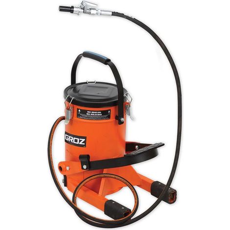 INGRASSATORE POMPA BARILE GRASSO A PEDALE LEVA 10Kg GROZ