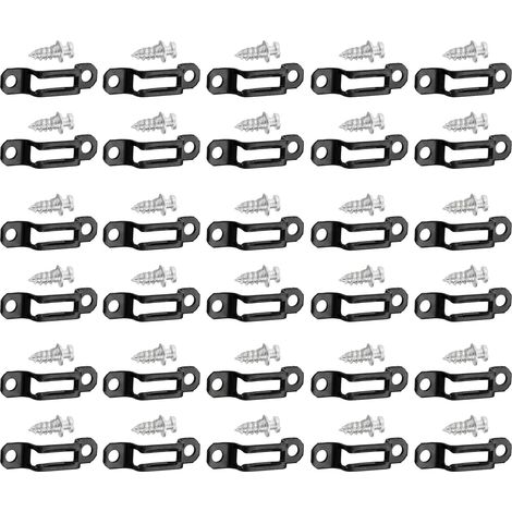 30 unités de connecteurs invisibles en acier inoxydable pour (1/5)