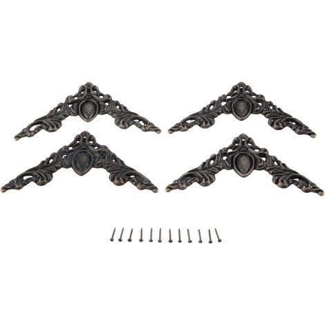 Protections d'angle métalliques, protège-angles vintage (lot de (1/5)