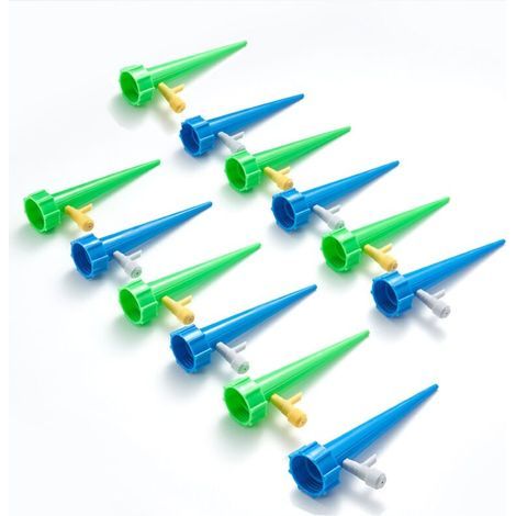 Set mit 12 Pipetten mit Ventil, Kunststoff, verstellbar, blau/grün (1/5)