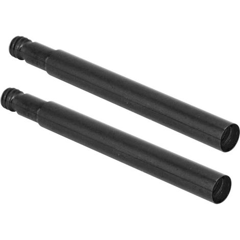 Lot de 2 rallonges de valve Presta 60 mm pour pneus de vélo (noires) (1/5)