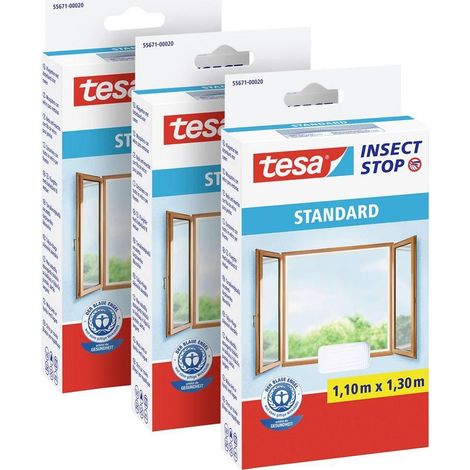 MOSQUITERA PARA VENTANA TESA 55671 (LXL) 1300 MM X 1100 MM BLANCO 3 PZA(S)