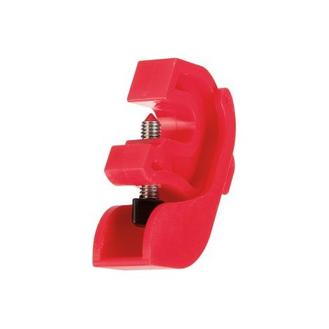 Thirard – Verrou de disjoncteur universel en nylon armé – Verrouillage par cadenas d’anse de Ø < 7 mm – Compatible avec disjoncteurs à bascule longue (1/10)