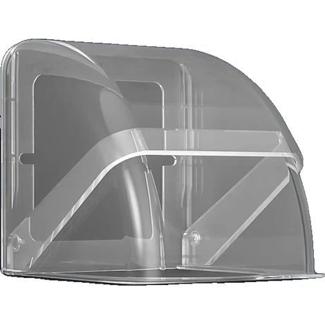 Außensteckdosenabdeckung, IP66 wasserdicht, wandmontiertes Design, Transparent (1/2)