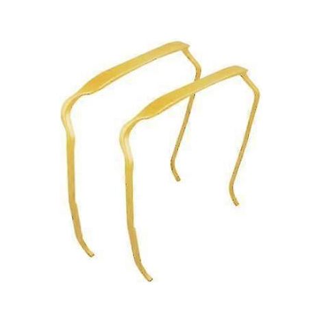 Lot de 2 bandeaux pour cheveux bouclés et épais (taille moyenne et grande), serre-tête invisible, accessoire de coiffure pour cheveux bouclés.-Gold (1/5)